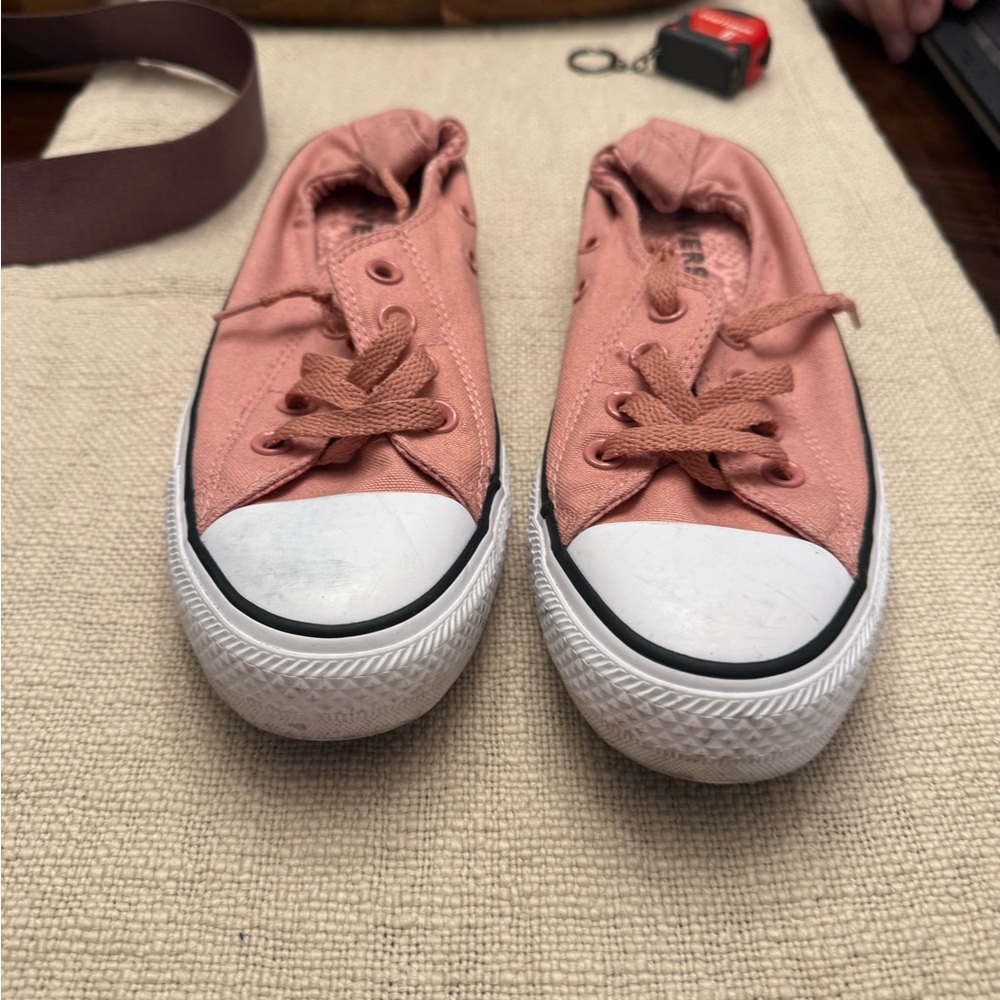 Converse Pink Canvas Sneakers